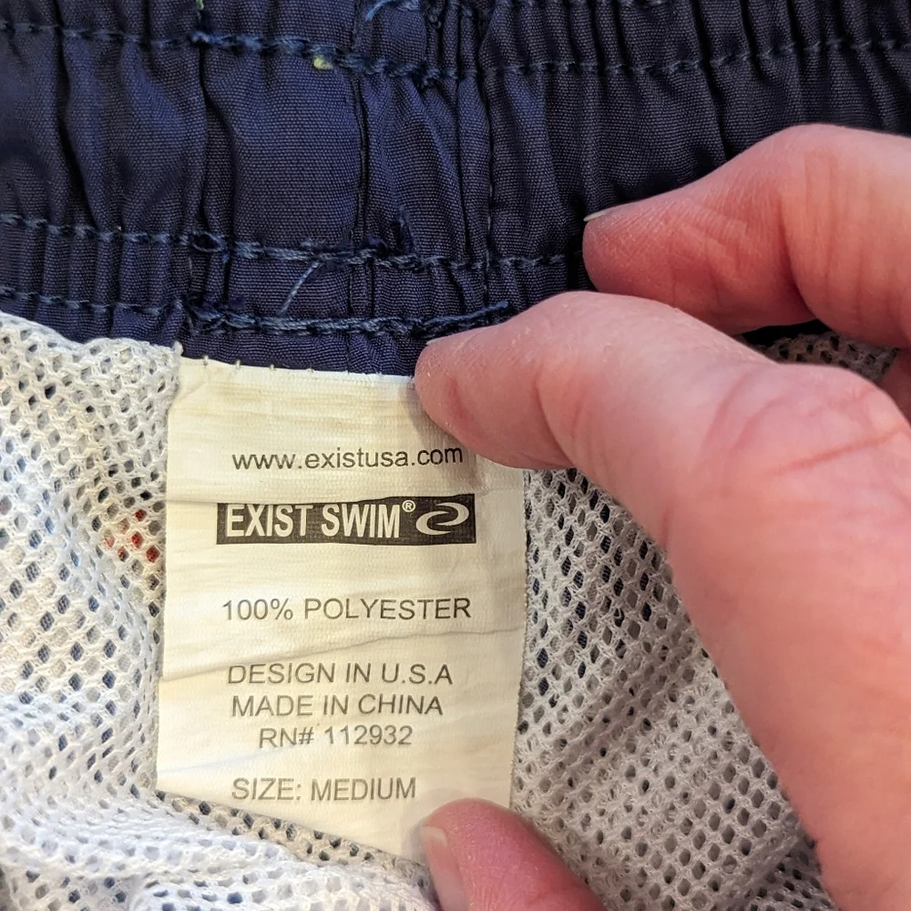 Exist Swim men's swim trunks beach shorts. Size medium